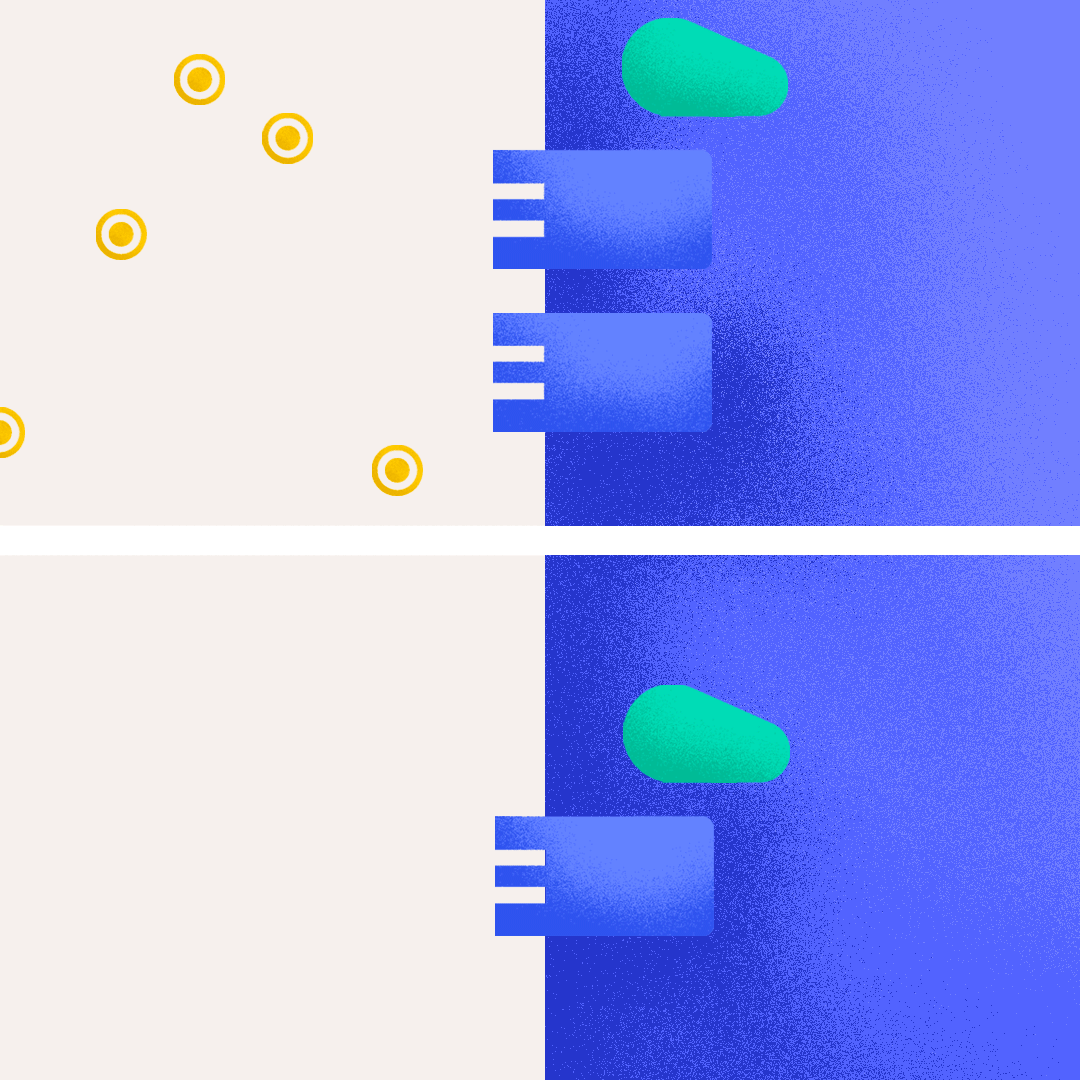 Mécanisme du récepteur couplé à la protéine G&nbsp;: la fixation du neurotransmetteur déclenche l'ouverture d'un canal ionique u la formation de seconds messagers.